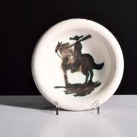 Pablo Picasso Picador Bowl, Dish, Madoura (A.R. 176) - Sold for $2,432 on 03-04-2023 (Lot 213).jpg